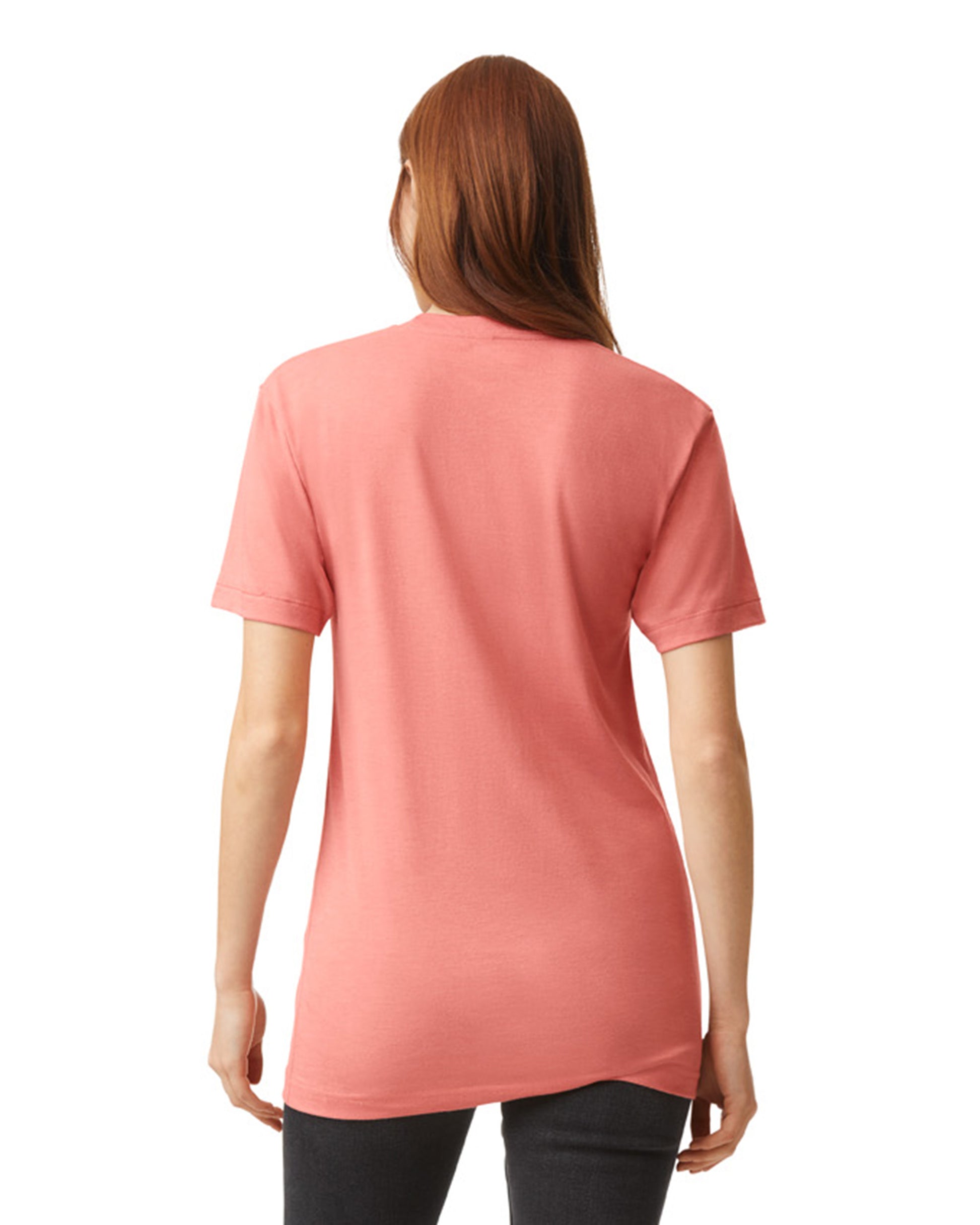 Unisex Triblend Short-Sleeve Track T-Shirt - Tri-Coral