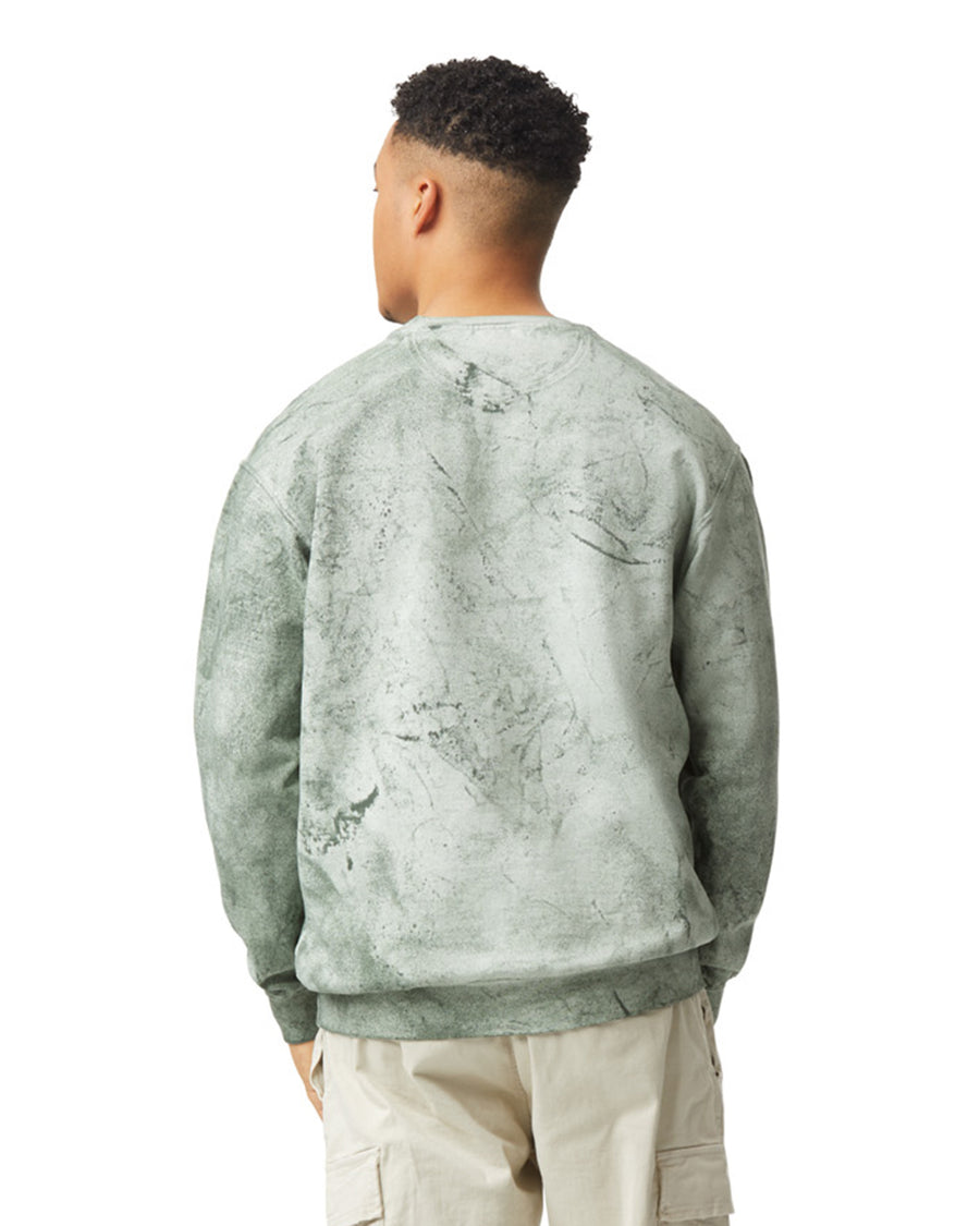 Unisex Color Blast Crewneck - Fern