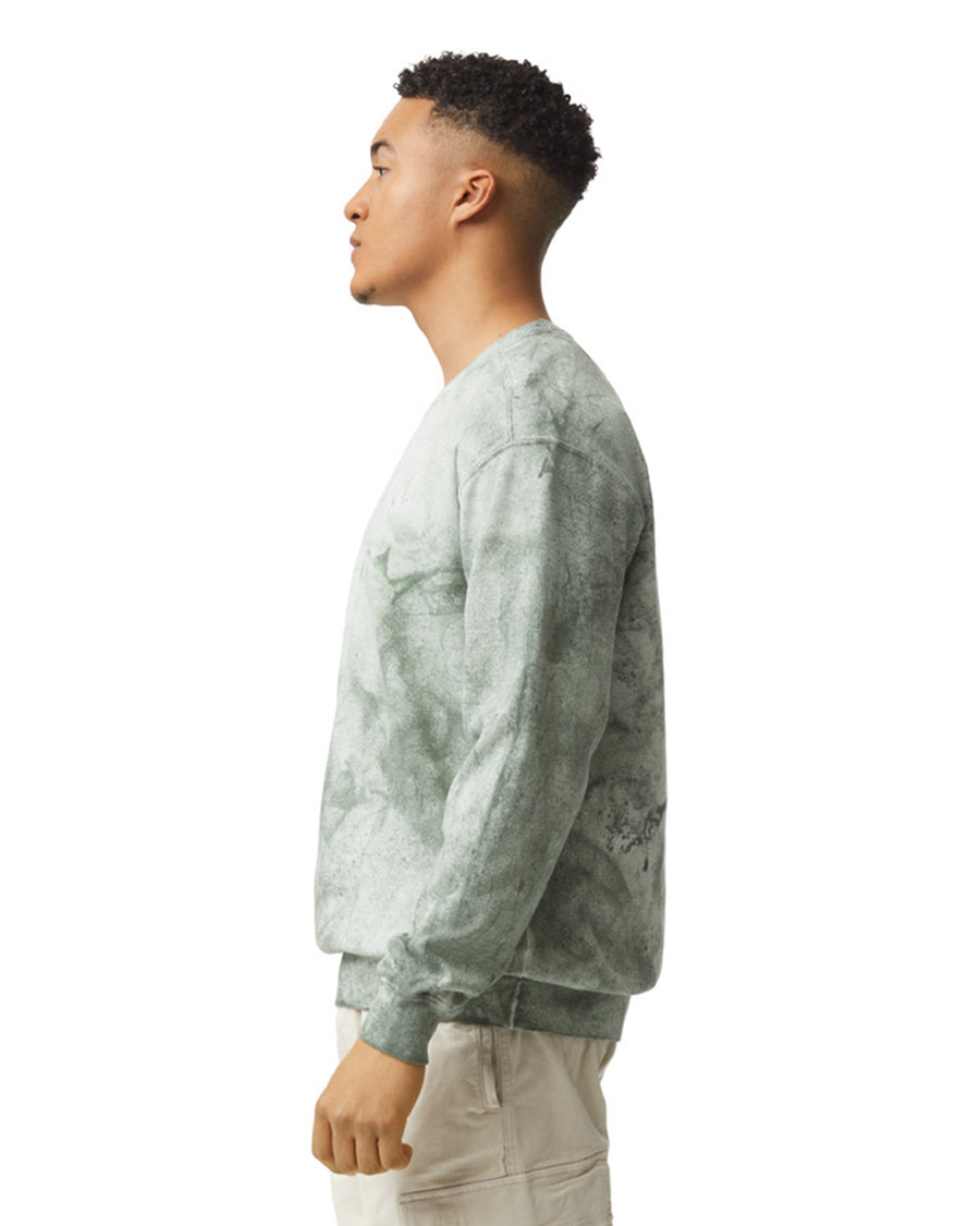 Unisex Color Blast Crewneck - Fern