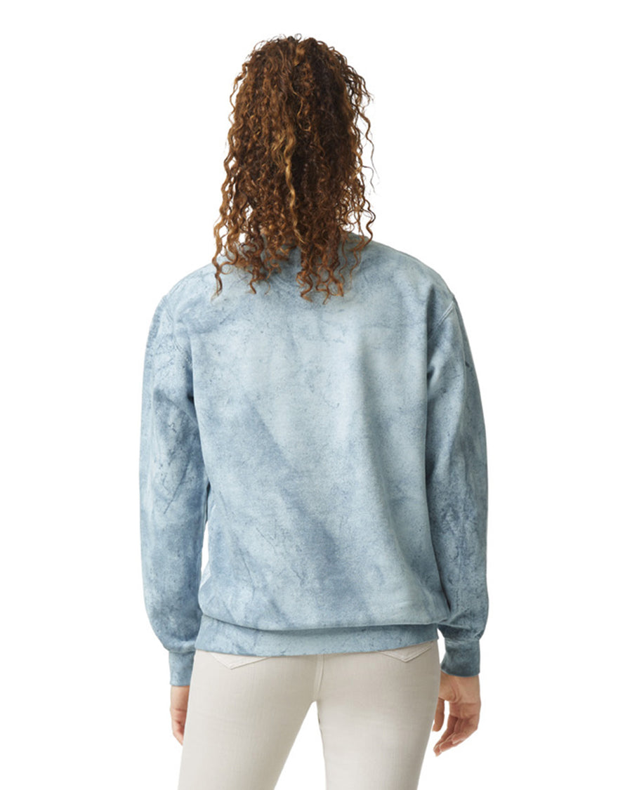 Unisex Color Blast Crewneck - Ocean