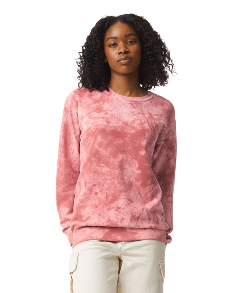 Unisex Color Blast Crewneck - Clay