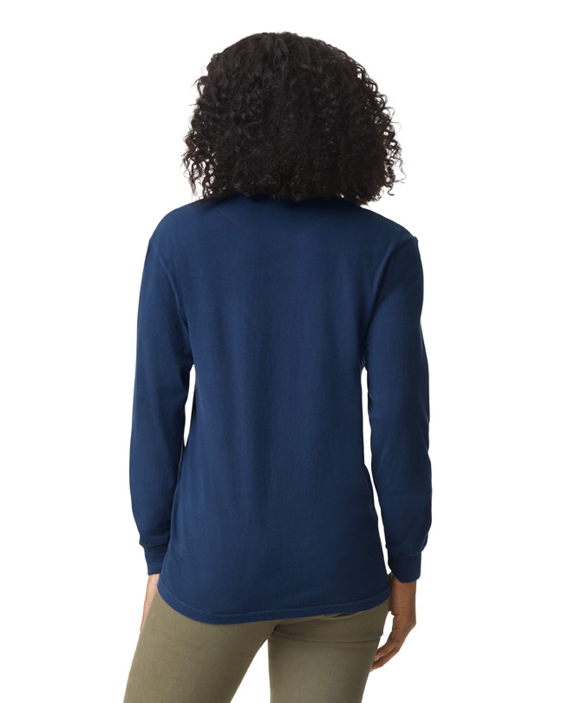 Unisex Heavyweight RS Long-Sleeve Pocket T-Shirt - True Navy