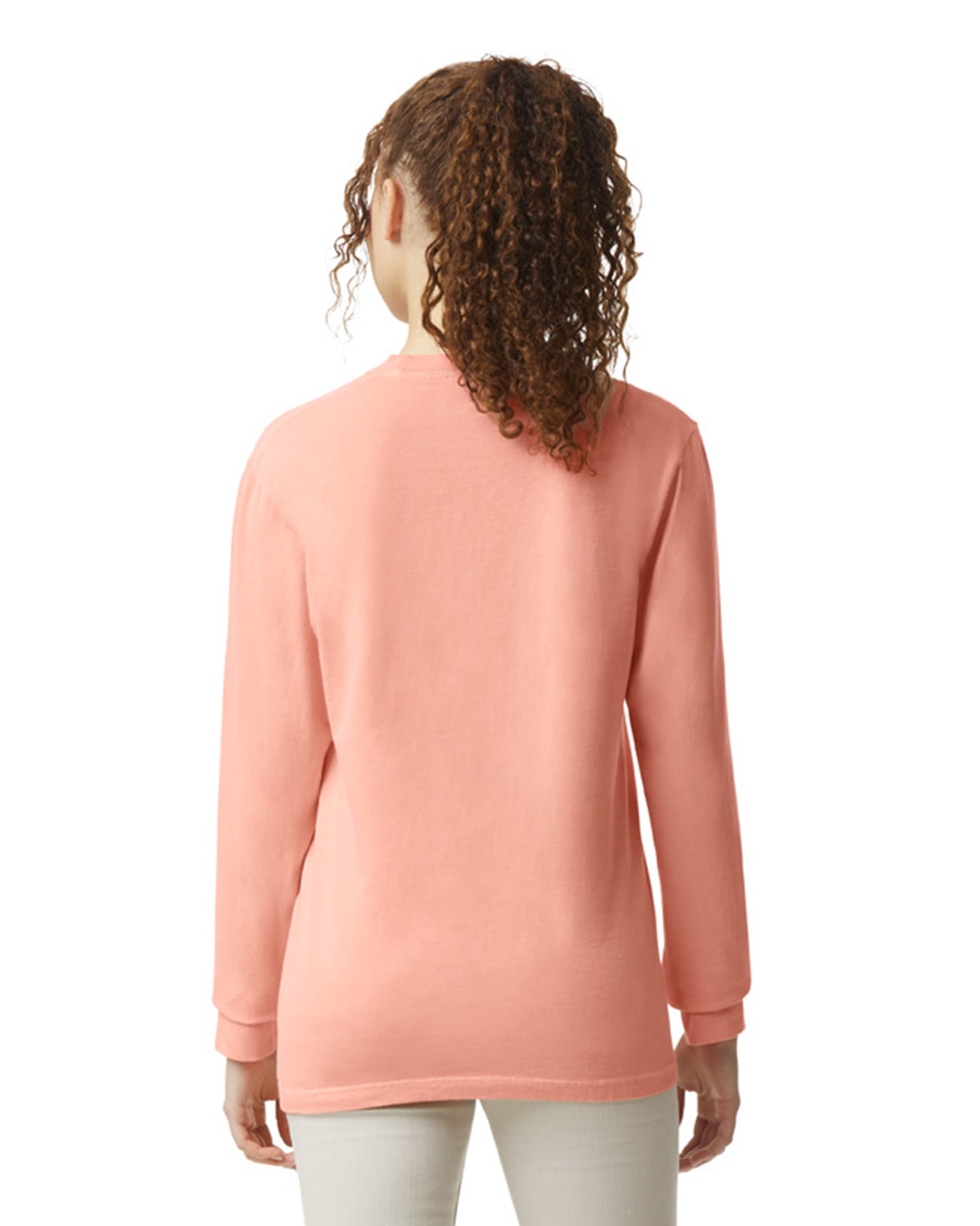 Unisex Heavyweight RS Long-Sleeve T-Shirt - Peachy