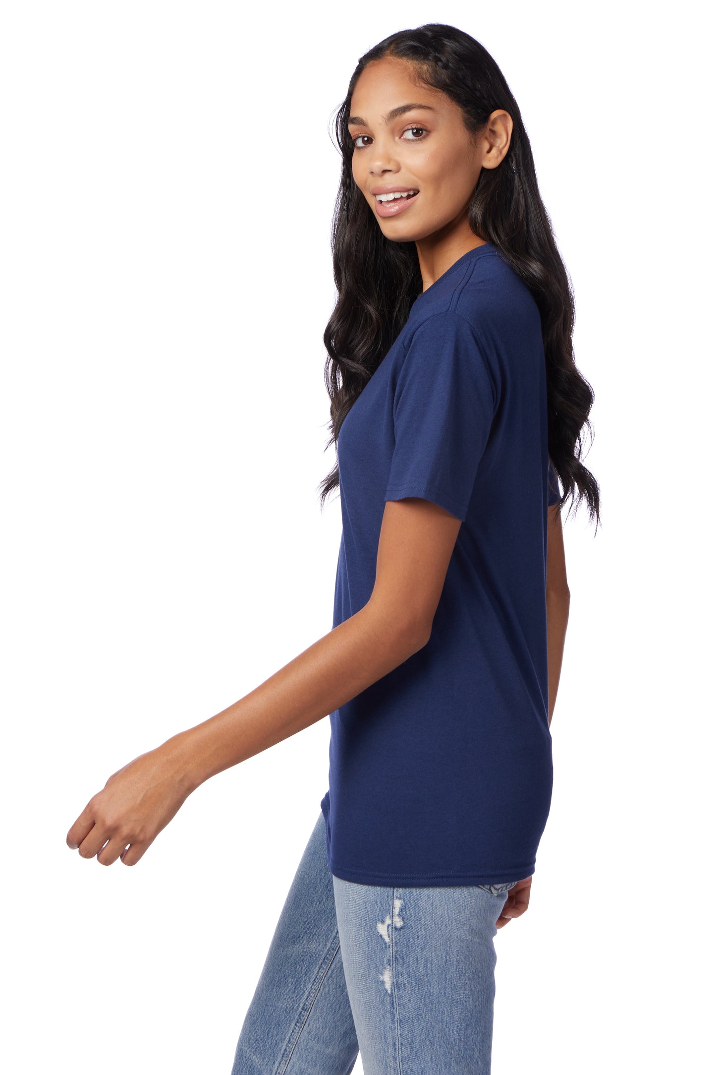 Perfect-T Triblend Short Sleeve Tee - Solid Navy Triblend