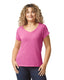 Gildan G64VL - Women's SoftStyle® Fitted V-Neck T-Shirt - Azalea
