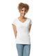 Gildan G64VL - Women's SoftStyle® Fitted V-Neck T-Shirt - White