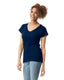 Gildan G64VL - Women's SoftStyle® Fitted V-Neck T-Shirt - Navy