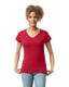 Gildan G64VL - Women's SoftStyle® Fitted V-Neck T-Shirt - Cherry Red