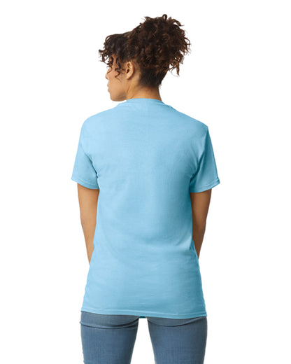 Unisex Ultra Cotton® Pocket T-Shirt - Light Blue