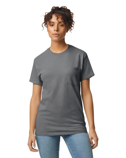Unisex Ultra Cotton® Pocket T-Shirt - Charcoal