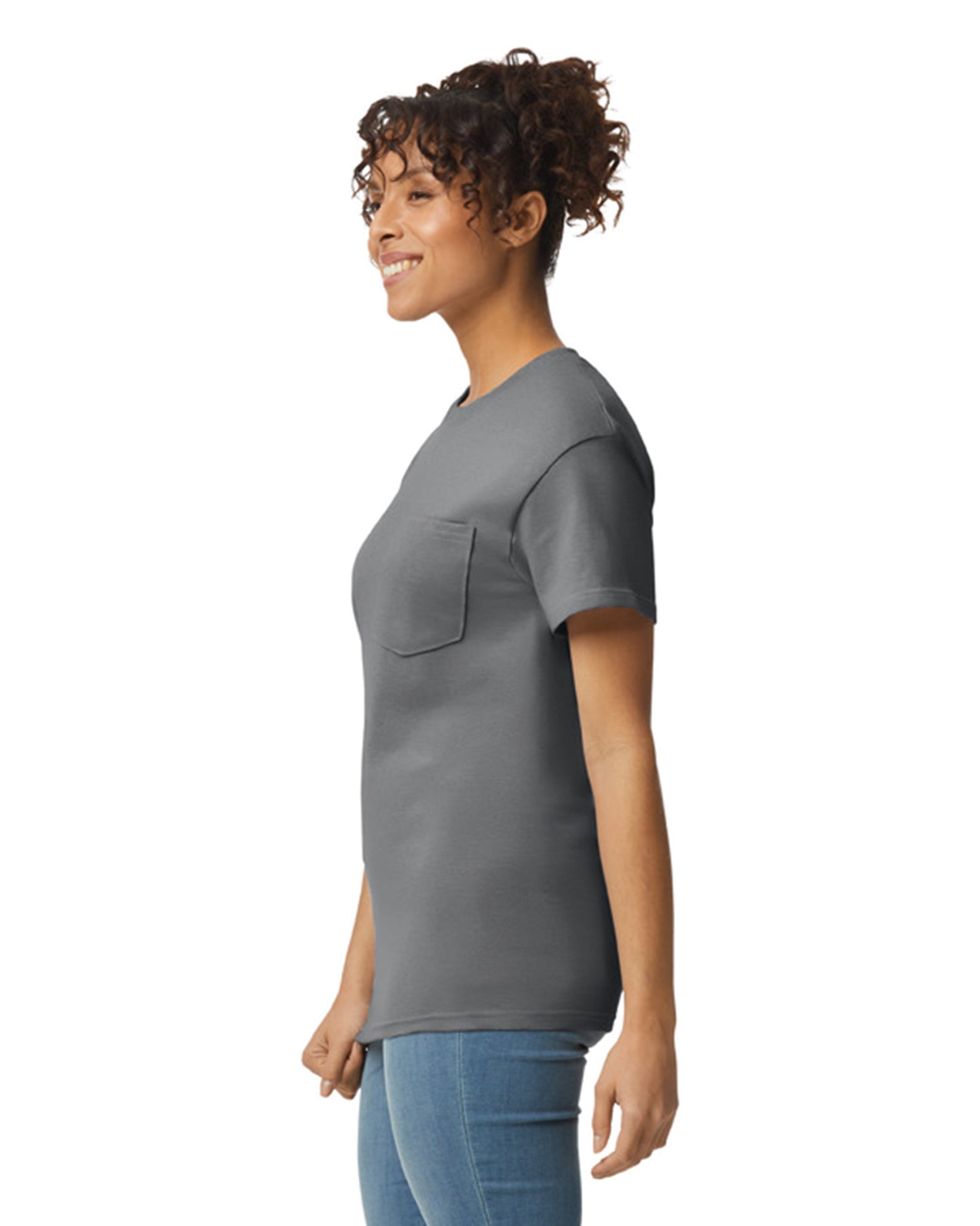 Unisex Ultra Cotton® Pocket T-Shirt - Charcoal