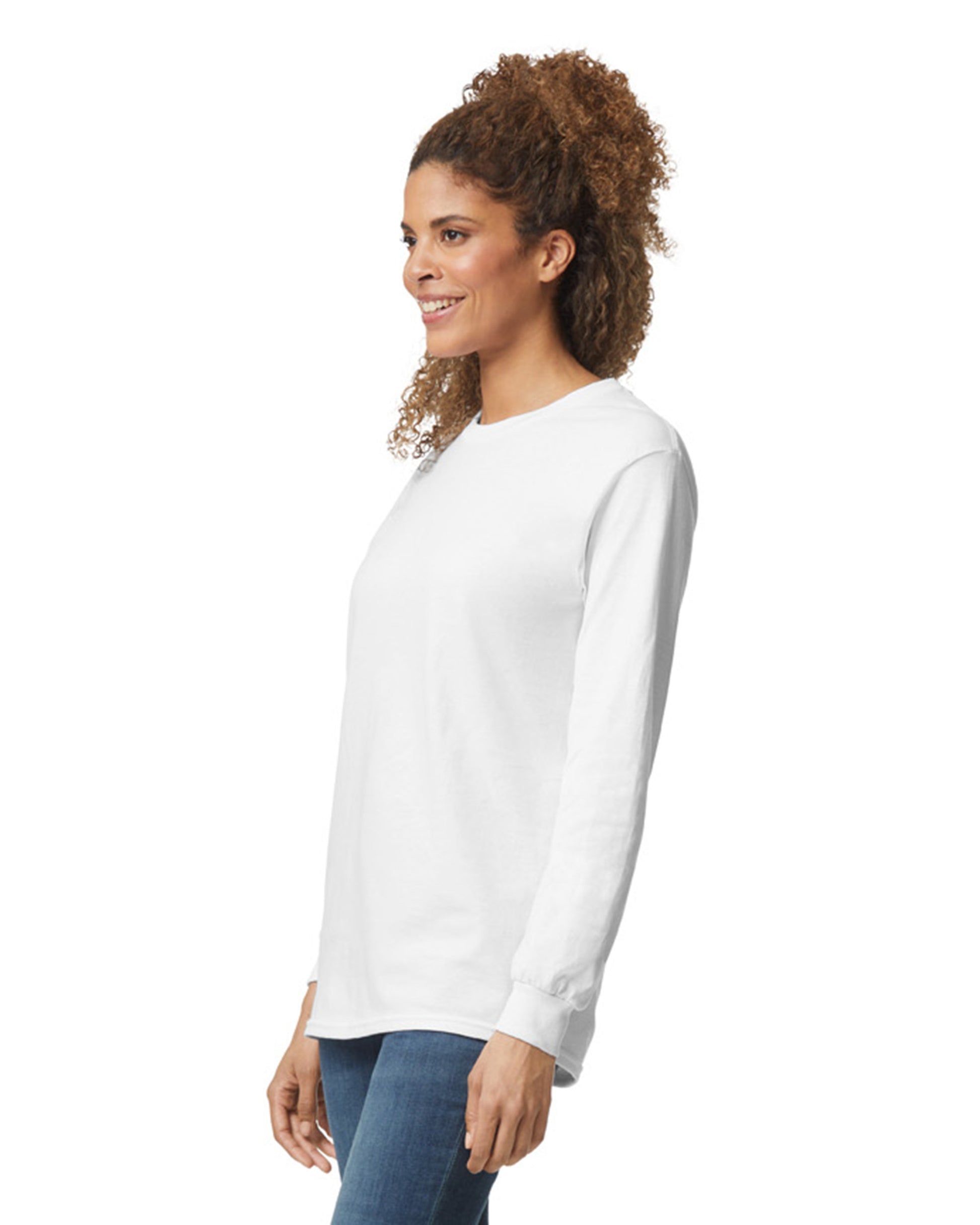 Unisex Ultra Cotton® Long-Sleeve T-Shirt - White