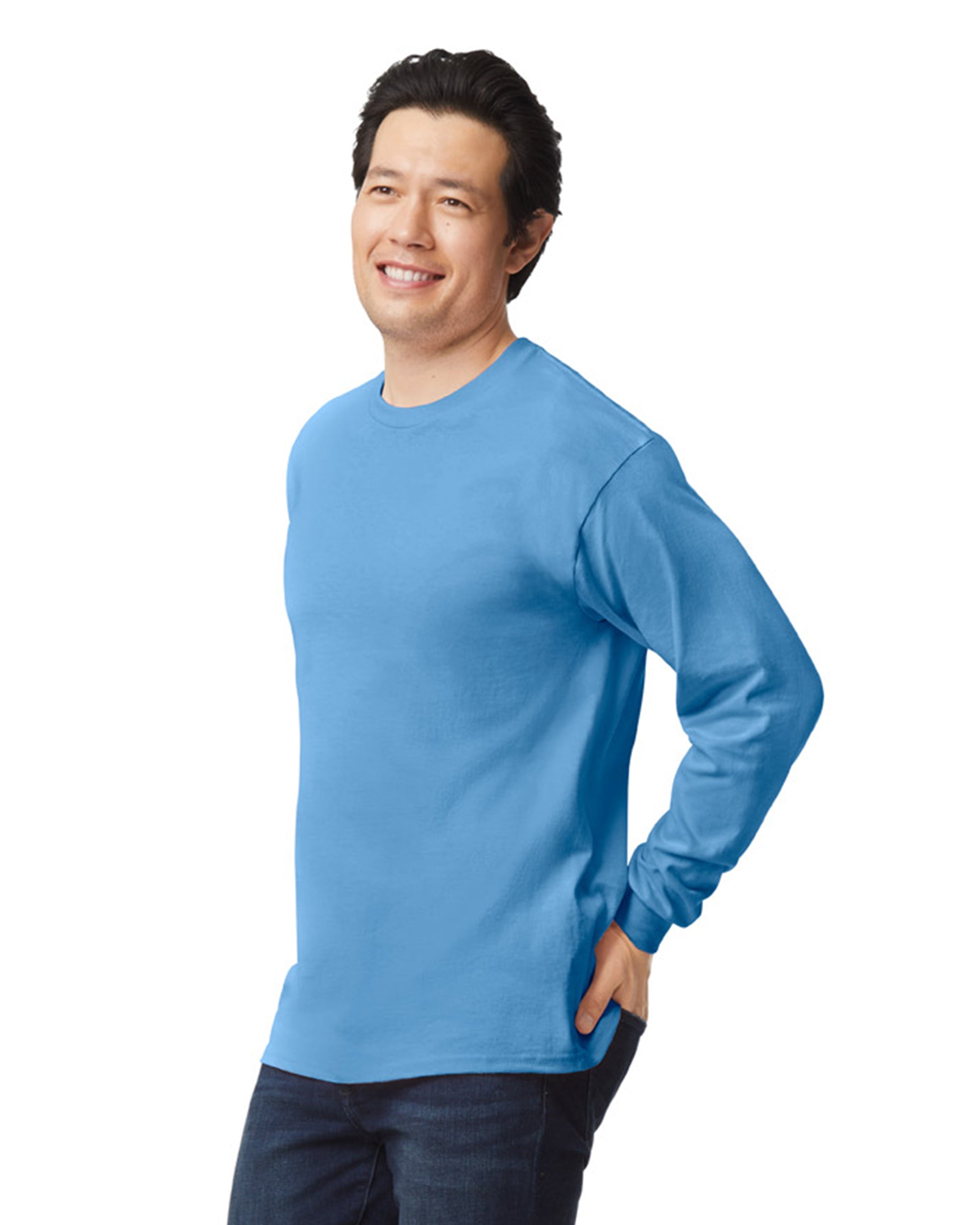 Unisex Ultra Cotton® Long-Sleeve T-Shirt - Carolina Blue