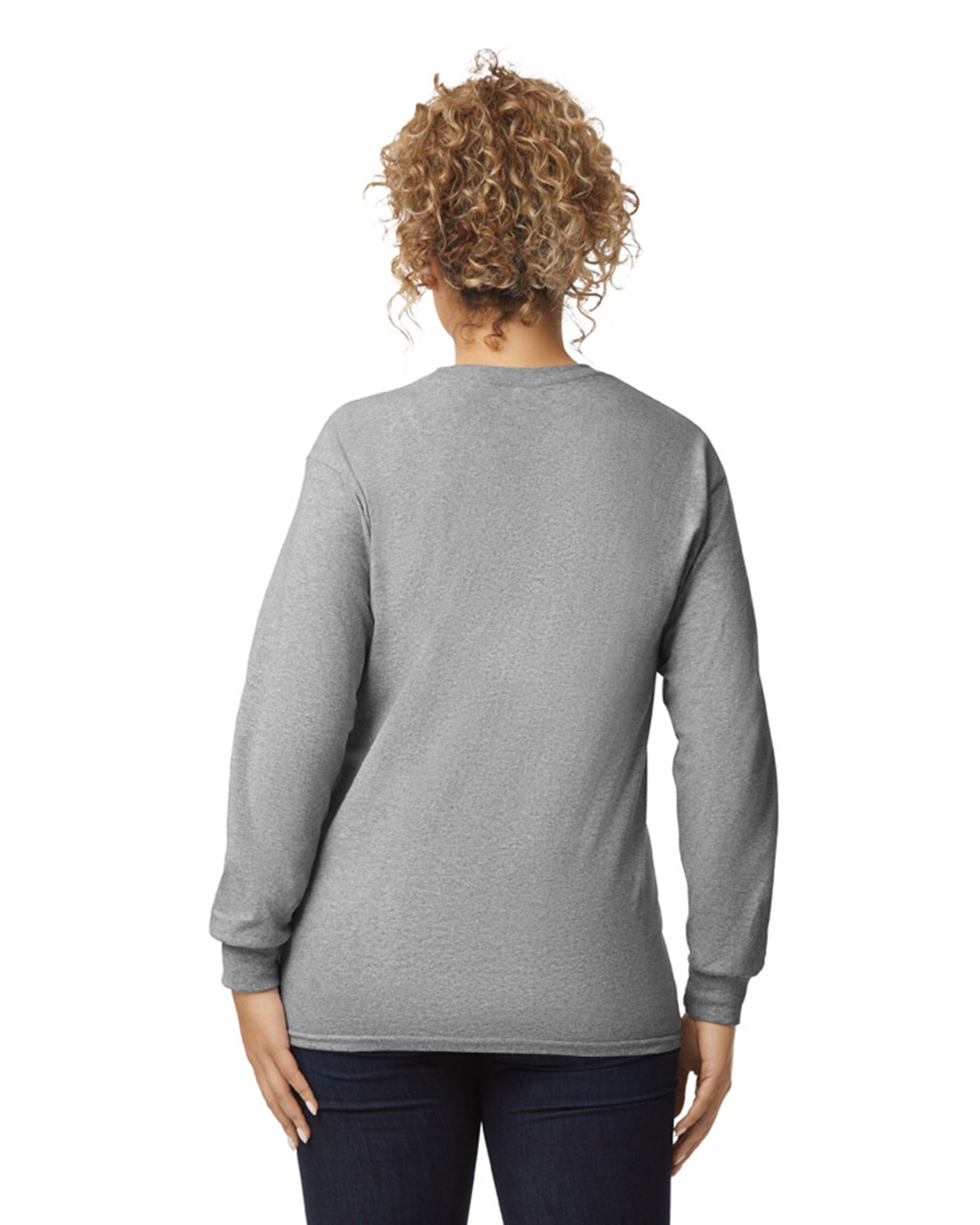 Unisex Ultra Cotton® Long-Sleeve T-Shirt - Sport Gray