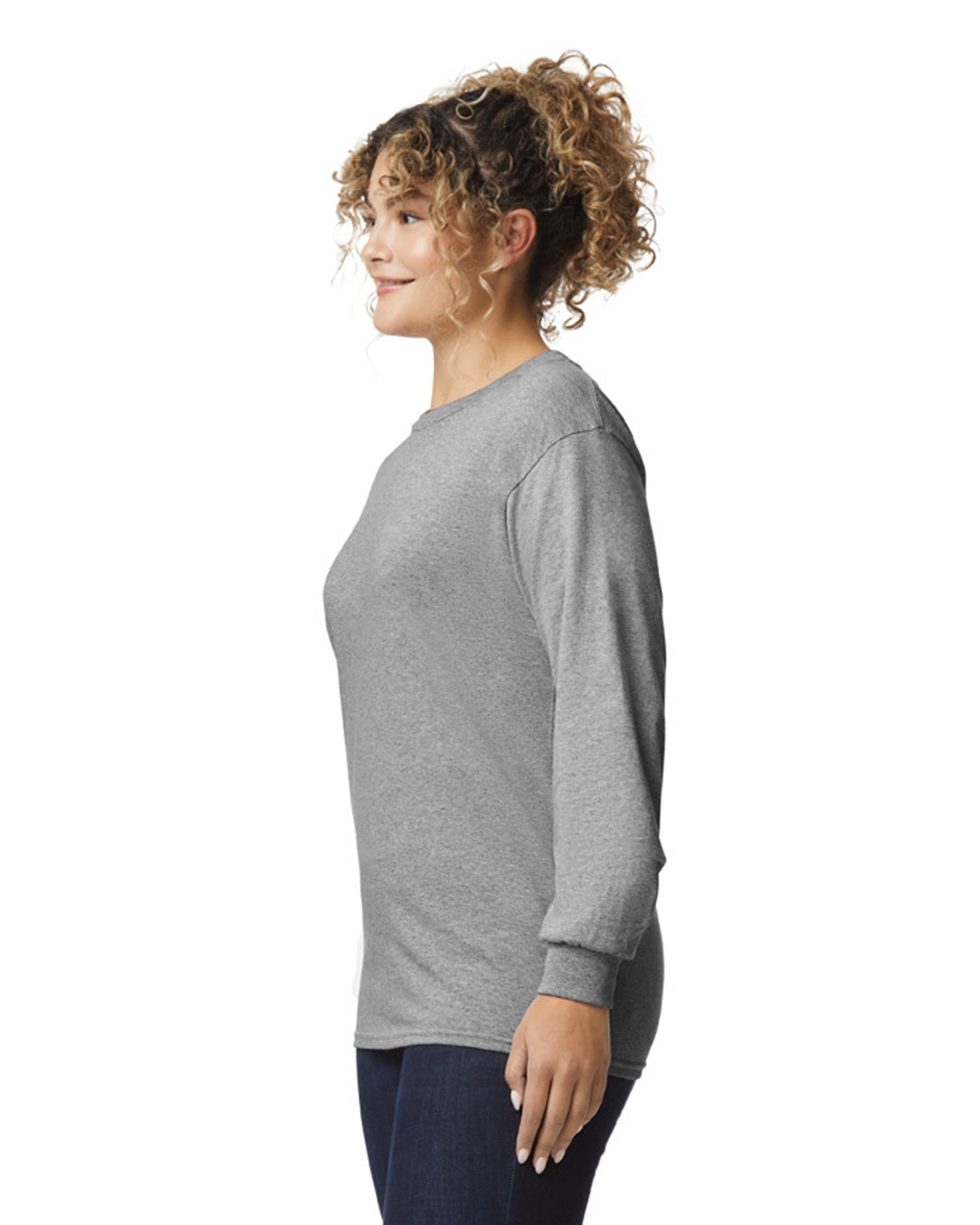 Unisex Ultra Cotton® Long-Sleeve T-Shirt - Sport Gray