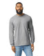 Gildan G241 - Unisex Ultra Cotton® Long-Sleeve Pocket T-Shirt - Sport Gray