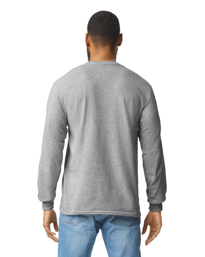 Unisex Ultra Cotton® Long-Sleeve Pocket T-Shirt - Sport Gray