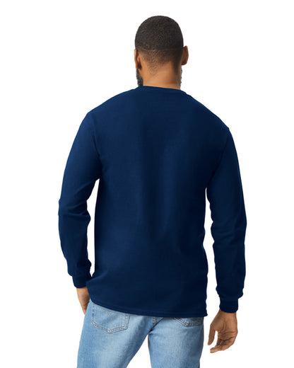 Unisex Ultra Cotton® Long-Sleeve Pocket T-Shirt - Navy