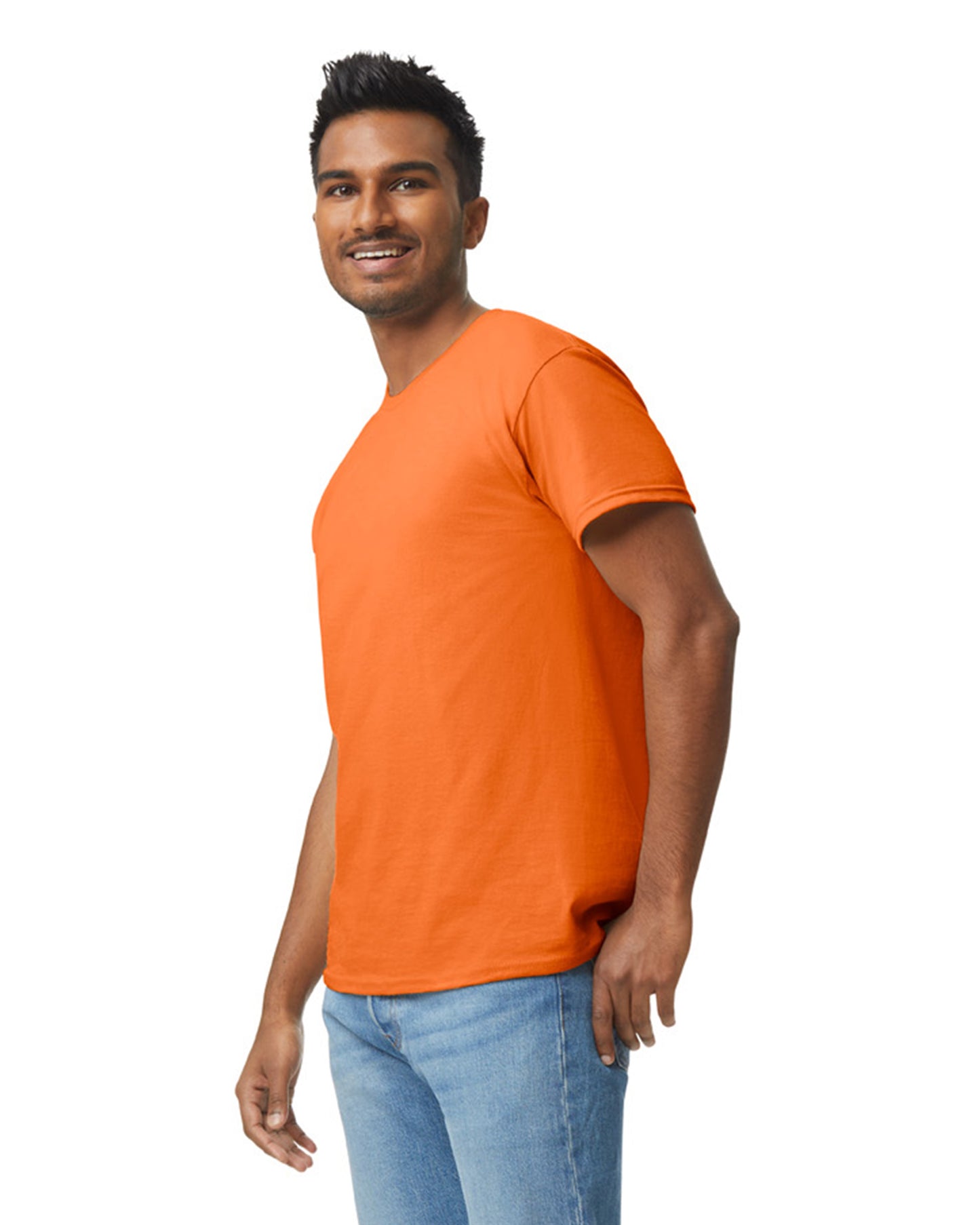 Unisex Heavy Cotton��� T-Shirt - High Viz Safety Orange
