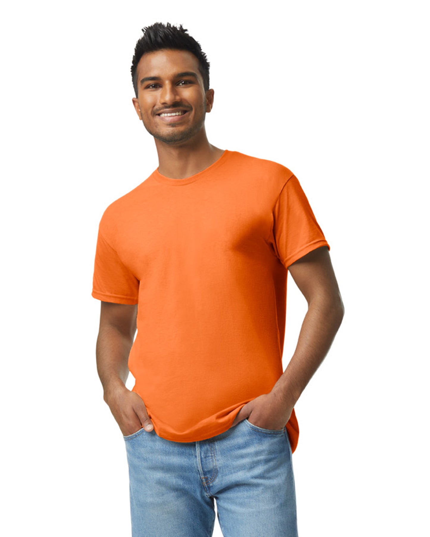 Unisex Heavy Cotton��� T-Shirt - High Viz Safety Orange