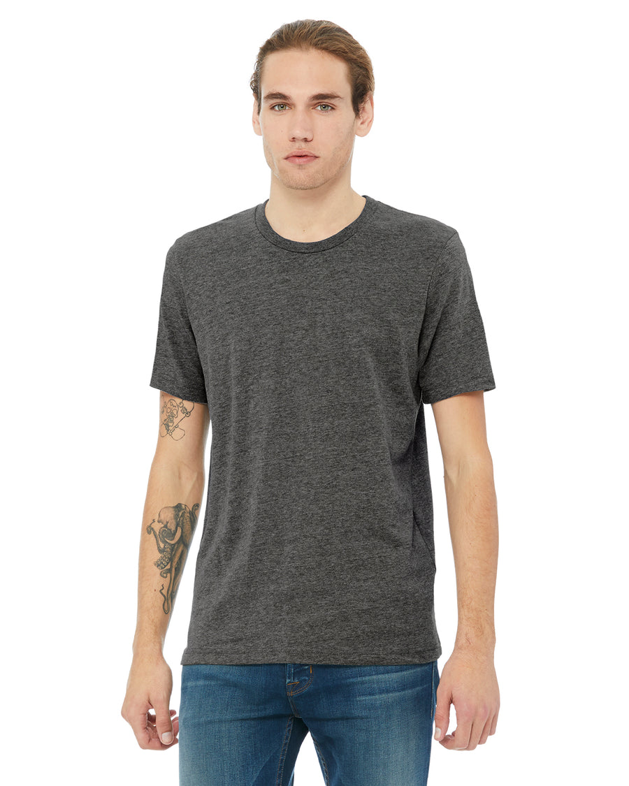 Unisex Heavyweight Crew T-Shirt - Heather Deep