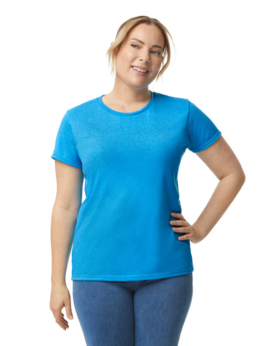 Women's Heavy Cotton™ T-Shirt - Heather Sapphire