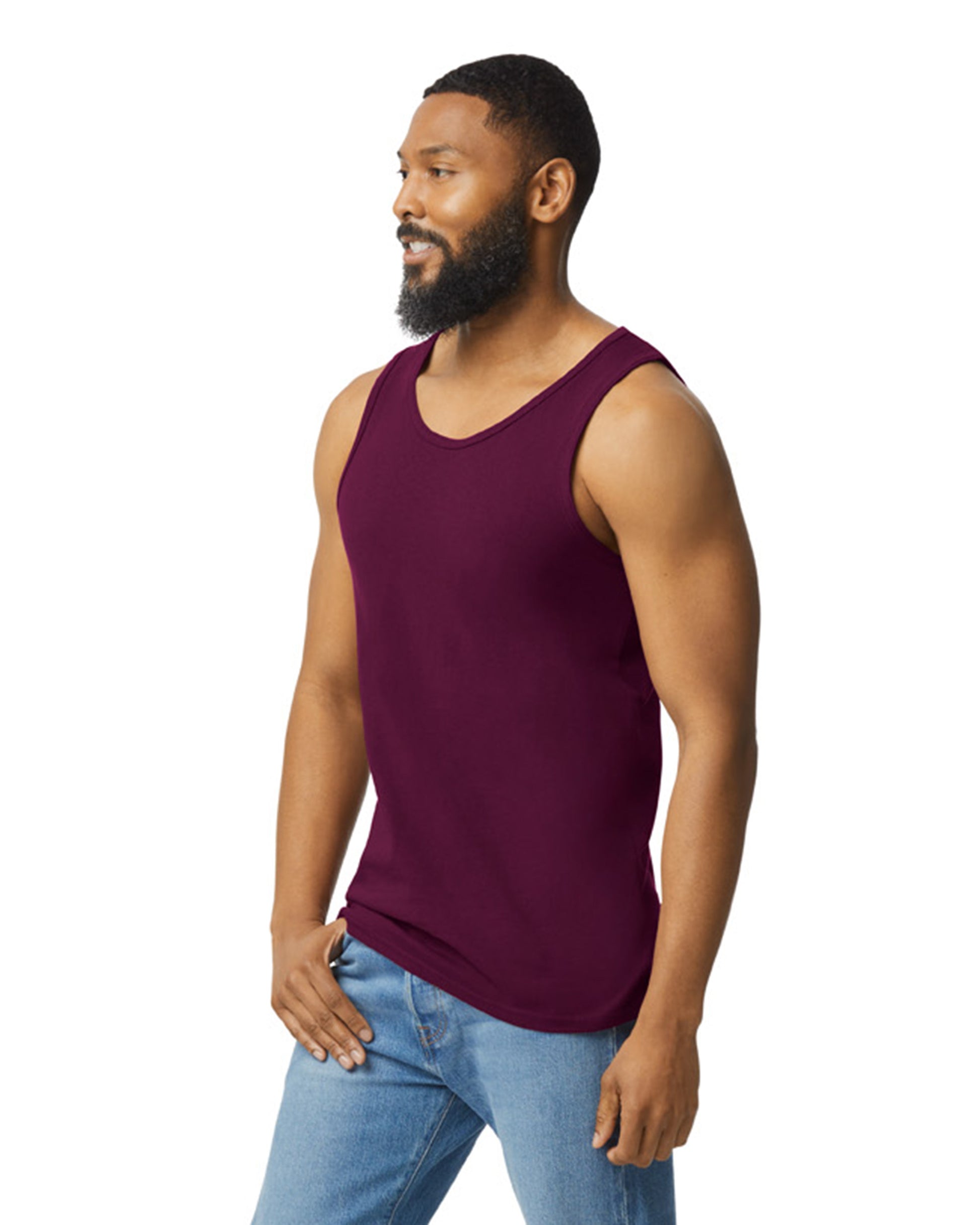 Unisex Heavy Cotton™ Tank - Maroon