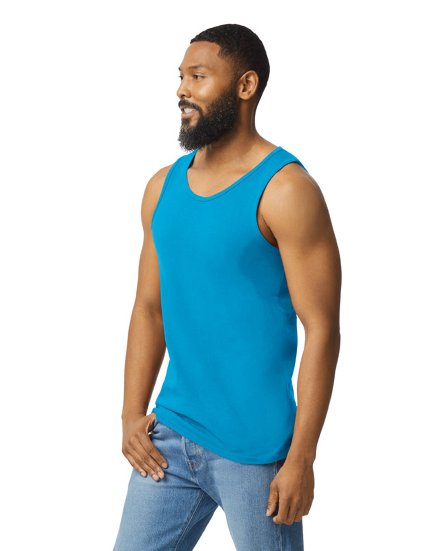 Unisex Heavy Cotton™ Tank - Sapphire
