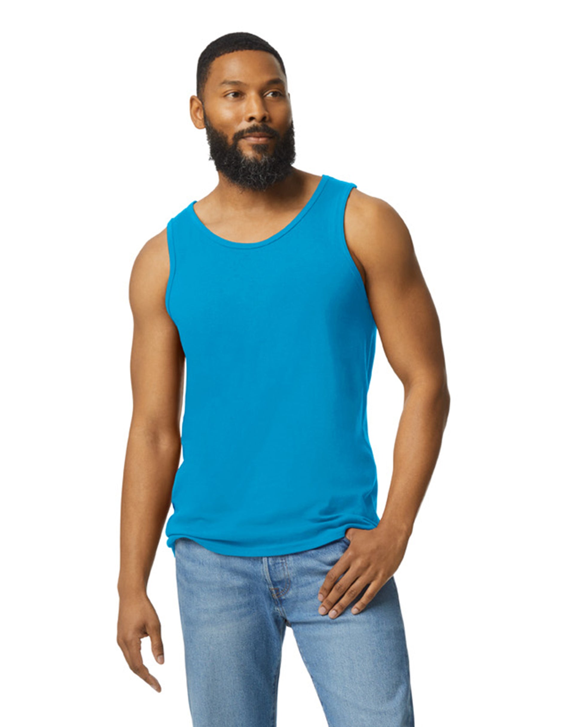 Unisex Heavy Cotton™ Tank - Sapphire