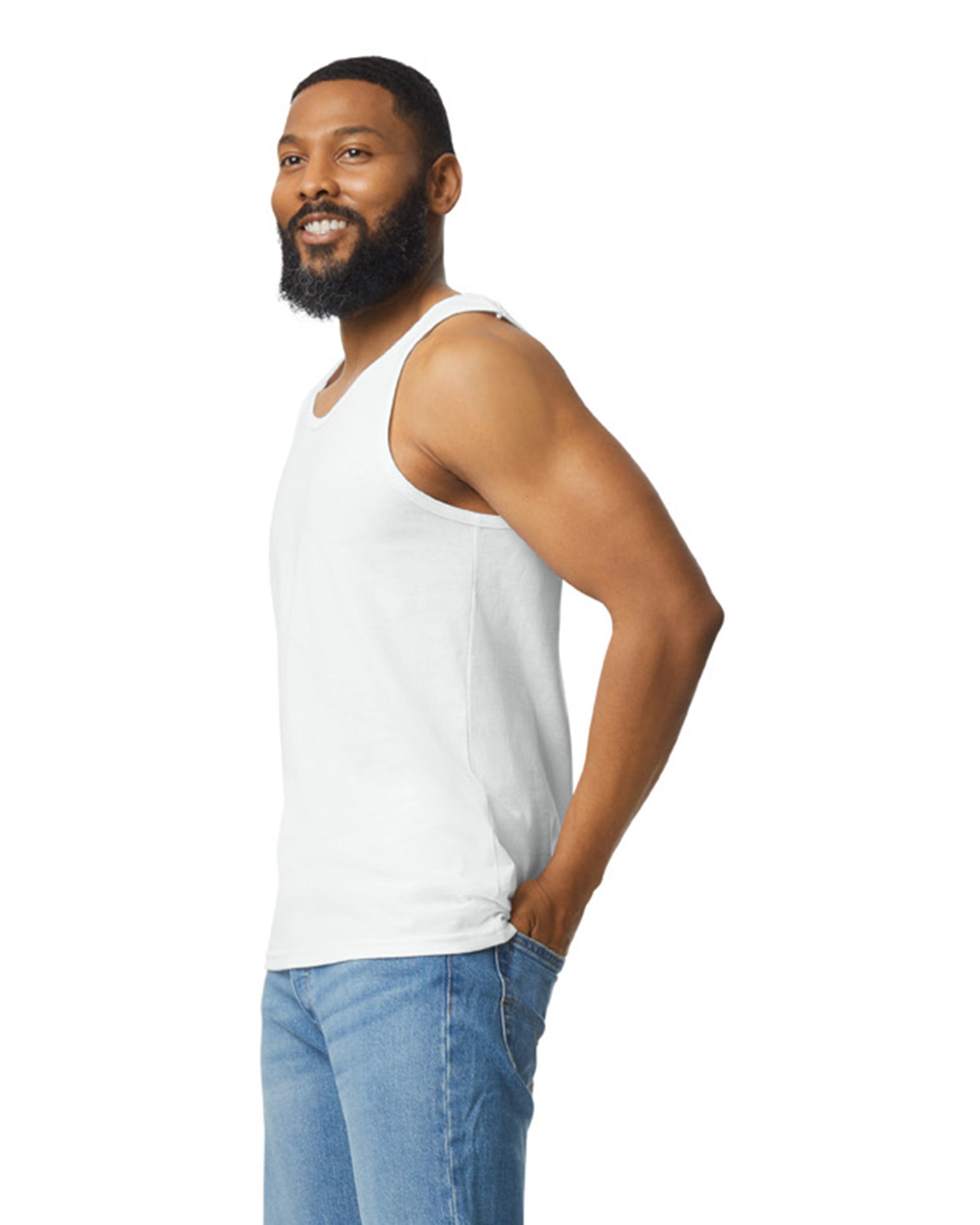 Unisex Heavy Cotton™ Tank - White