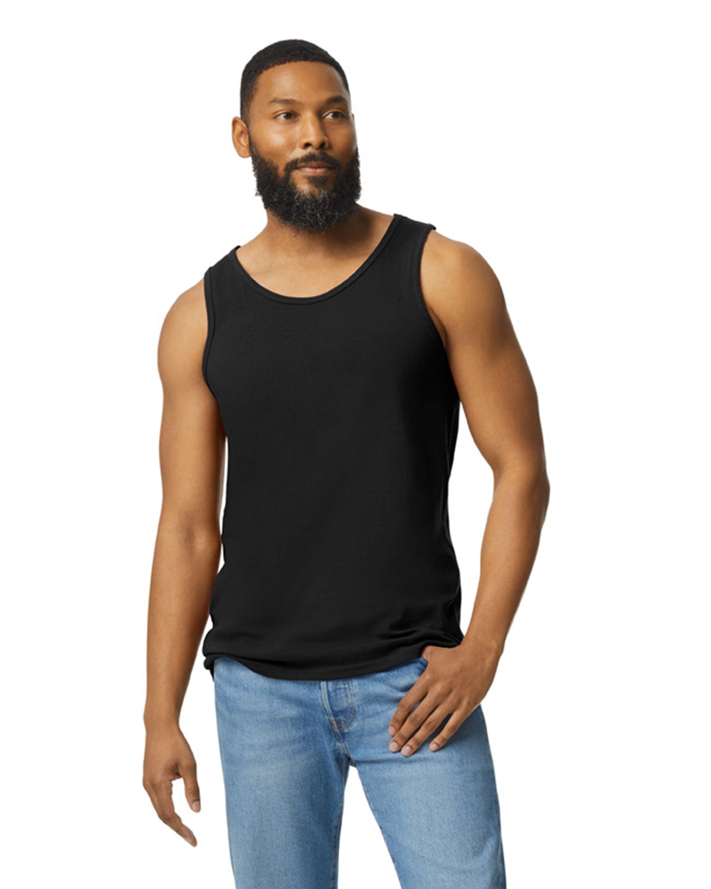 Unisex Heavy Cotton™ Tank - Black