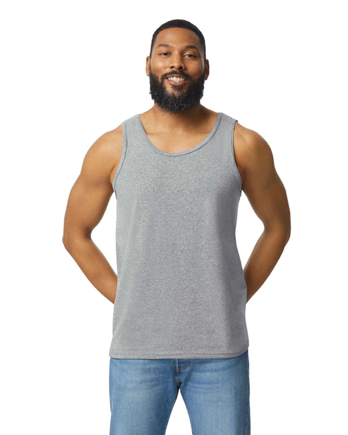 Unisex Heavy Cotton™ Tank - Sport Gray