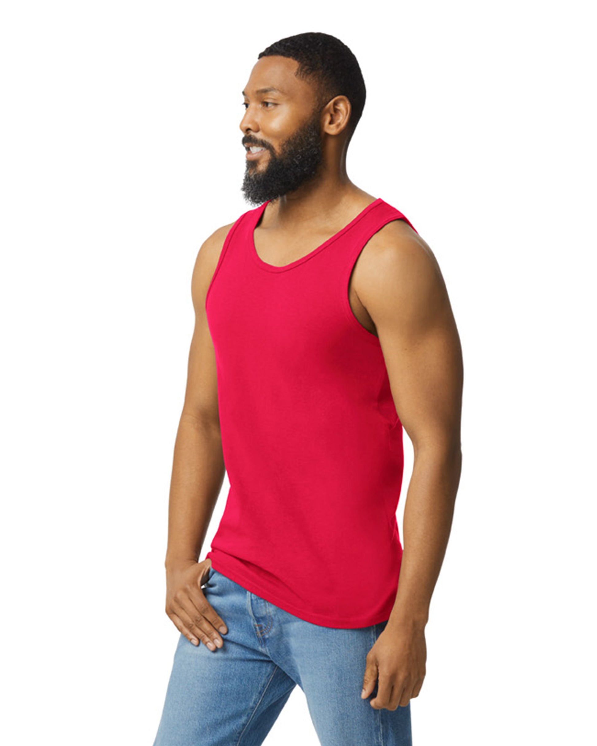Unisex Heavy Cotton™ Tank - Red