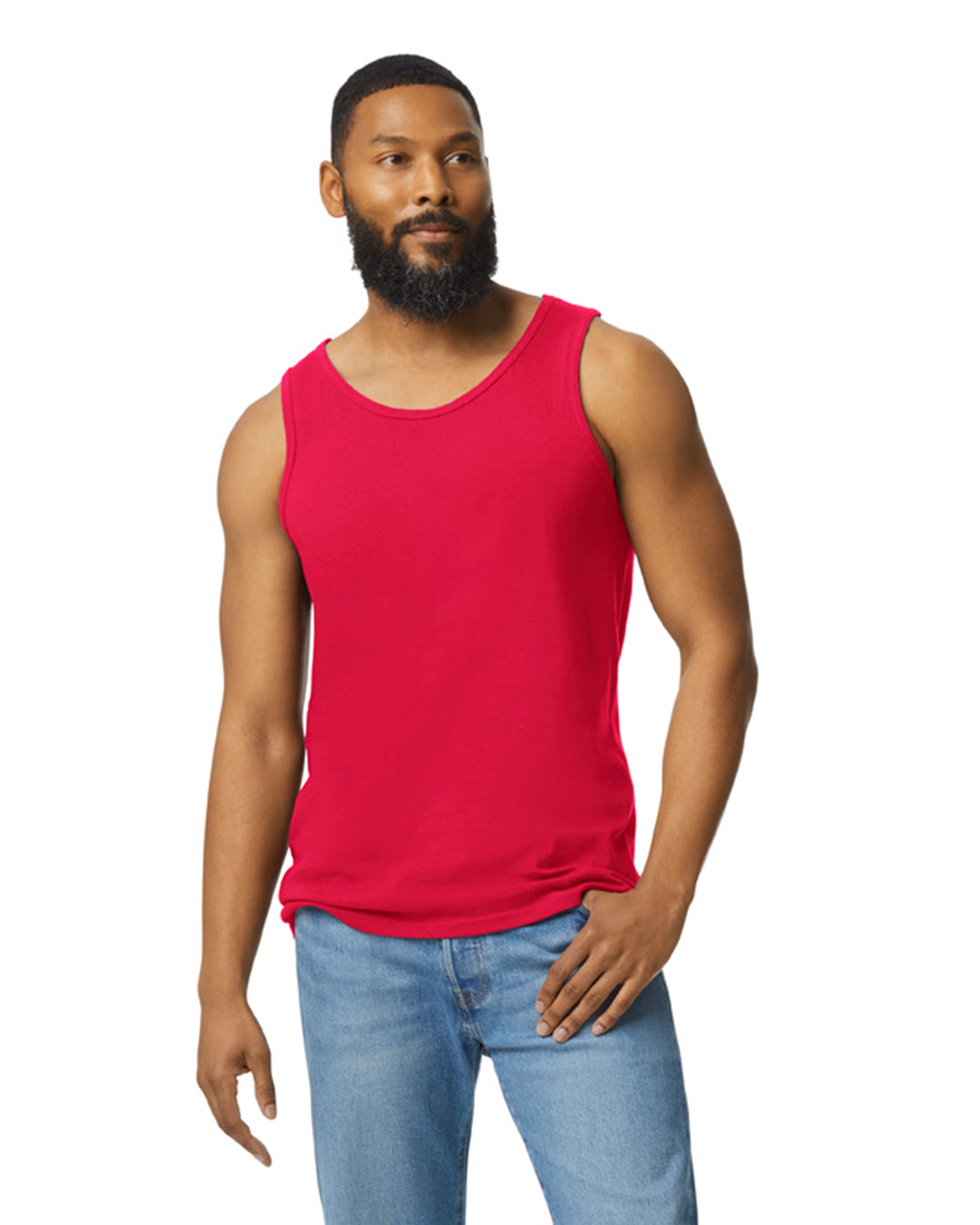Unisex Heavy Cotton™ Tank - Red
