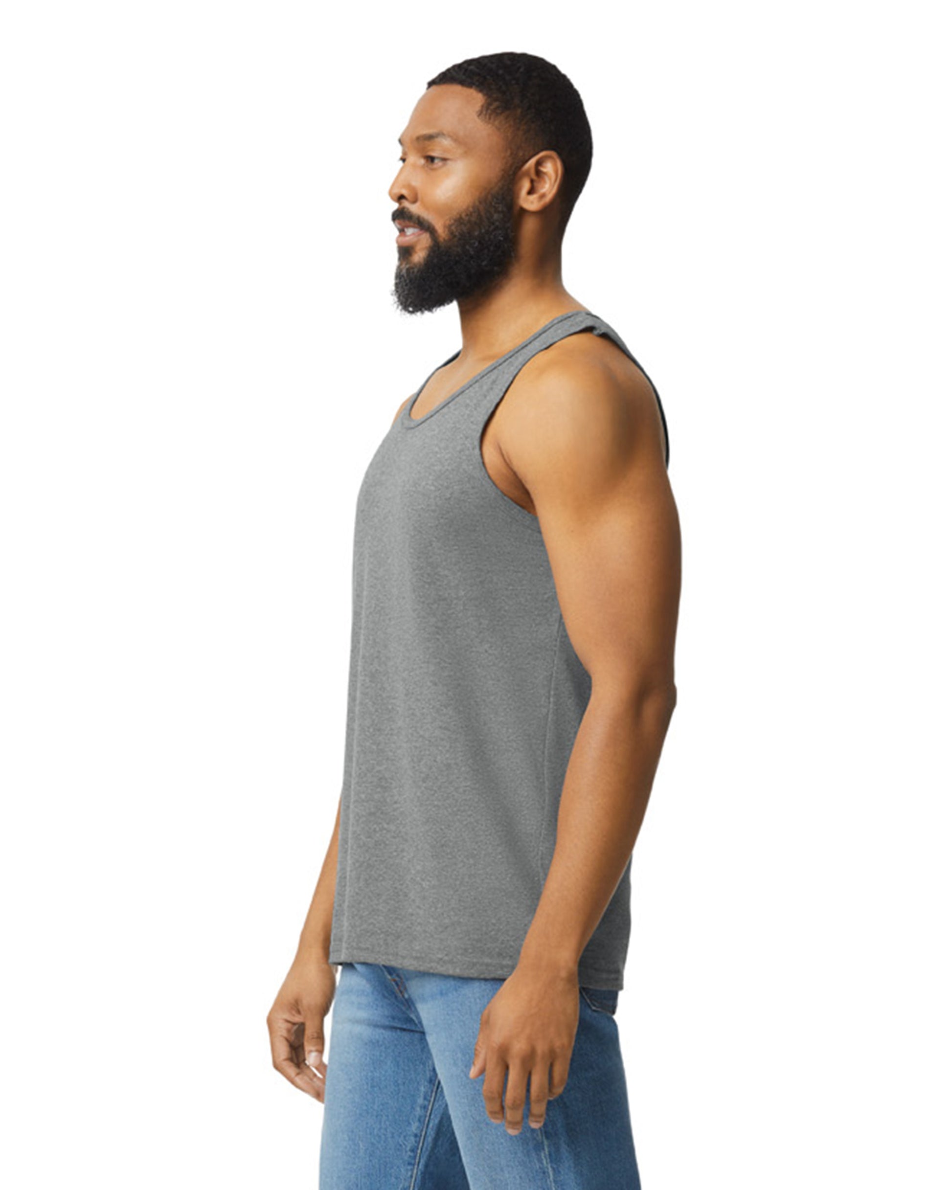 Unisex Heavy Cotton™ Tank - Graphite Heather
