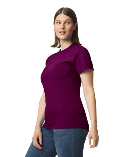 Unisex Heavy Cotton™ Pocket T-Shirt - Maroon