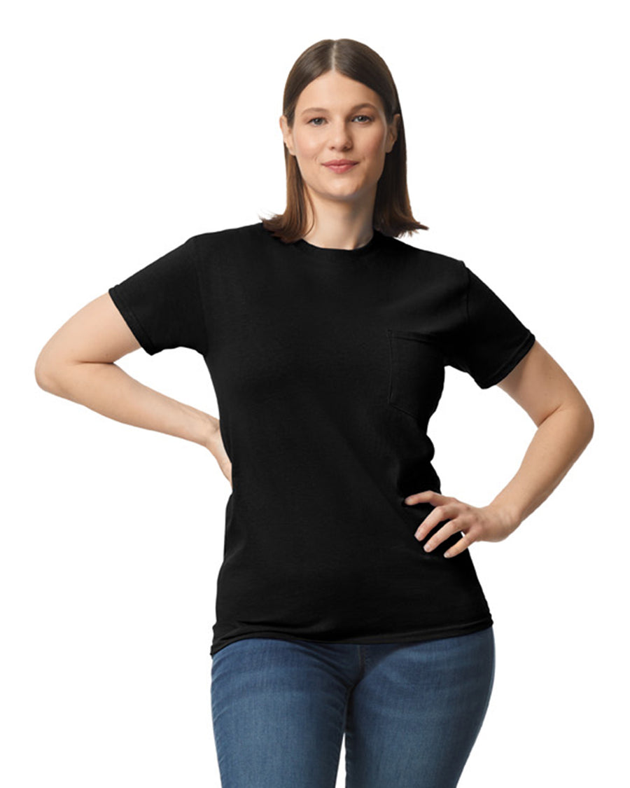 Unisex Heavy Cotton™ Pocket T-Shirt - Black