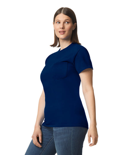 Unisex Heavy Cotton™ Pocket T-Shirt - Navy
