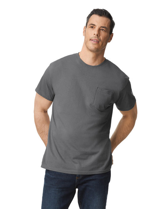 Unisex Heavy Cotton™ Pocket T-Shirt - Charcoal
