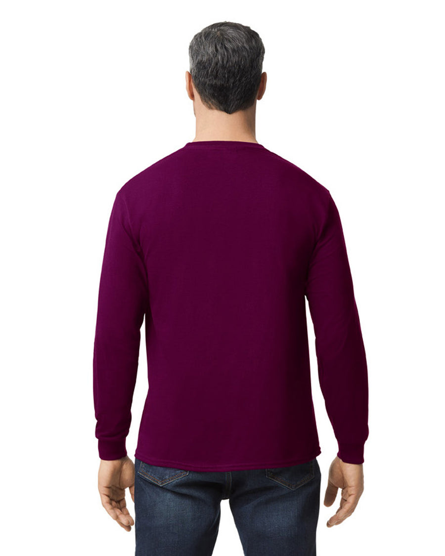 Unisex Heavy Cotton™ Long-Sleeve T-Shirt - Maroon