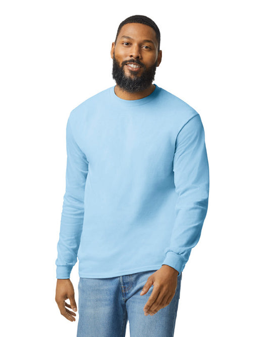 Unisex Heavy Cotton™ Long-Sleeve T-Shirt - Light Blue