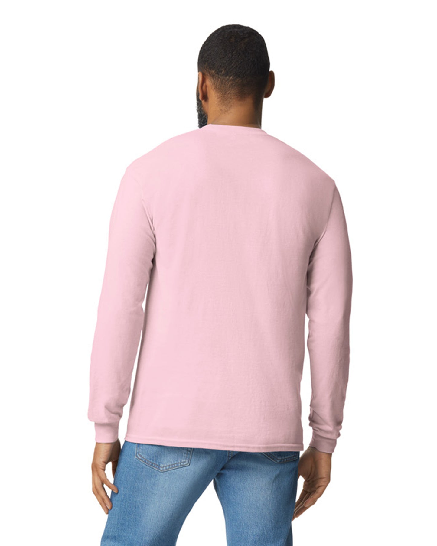 Unisex Heavy Cotton™ Long-Sleeve T-Shirt - Light Pink