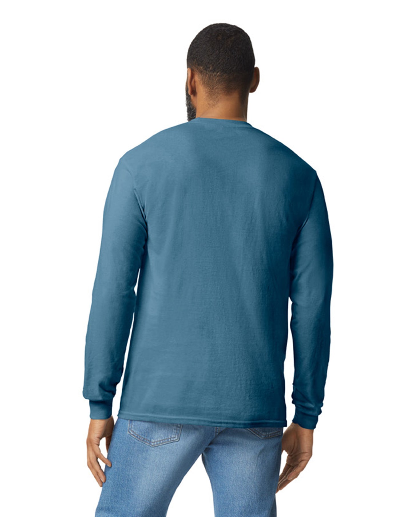 Unisex Heavy Cotton™ Long-Sleeve T-Shirt - Indigo Blue