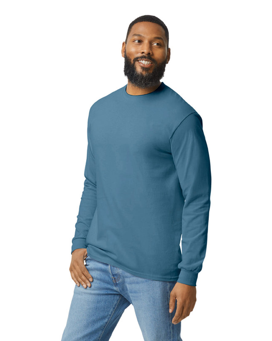 Unisex Heavy Cotton™ Long-Sleeve T-Shirt - Indigo Blue