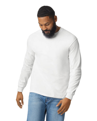 Unisex Heavy Cotton™ Long-Sleeve T-Shirt - White