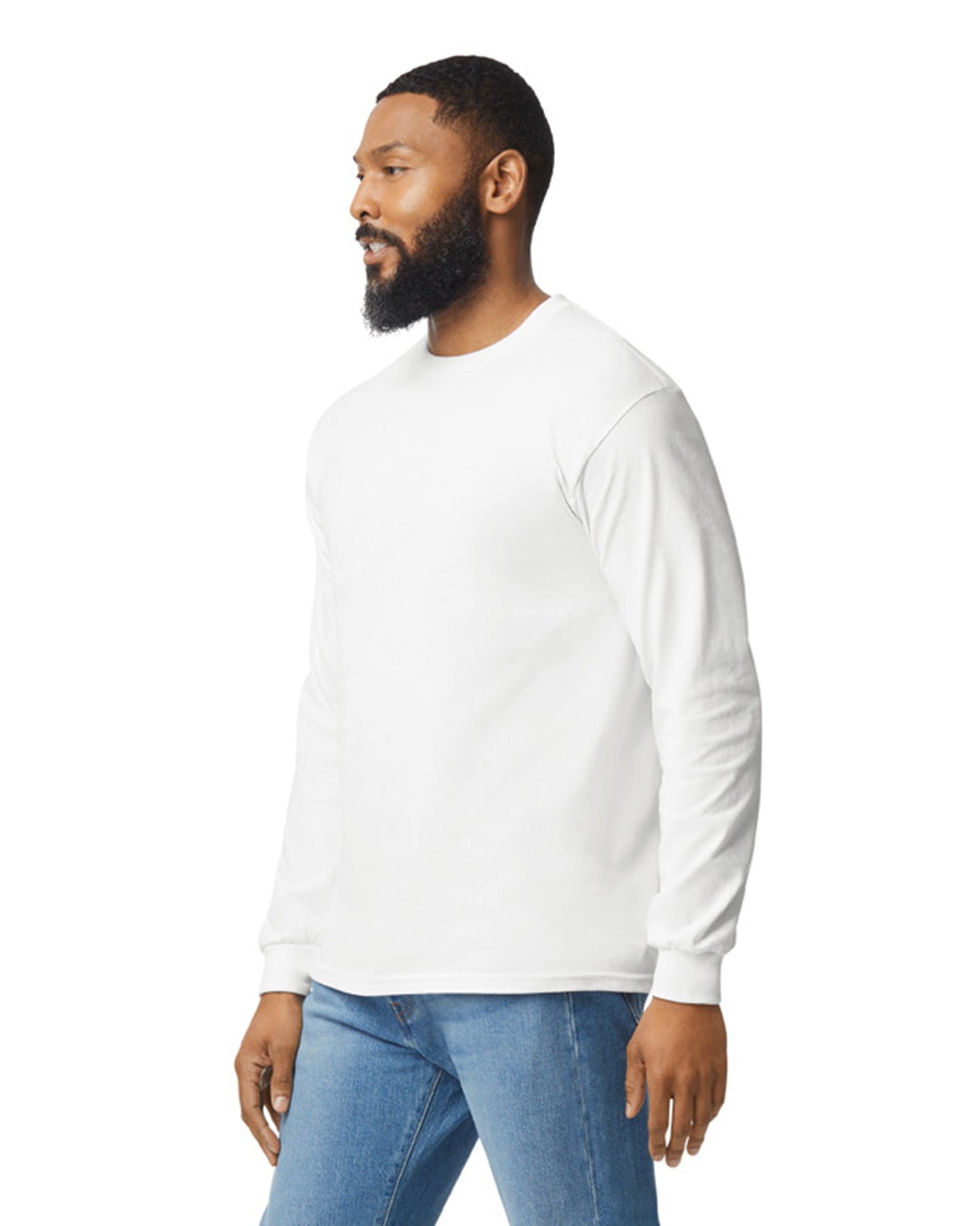 Unisex Heavy Cotton™ Long-Sleeve T-Shirt - White