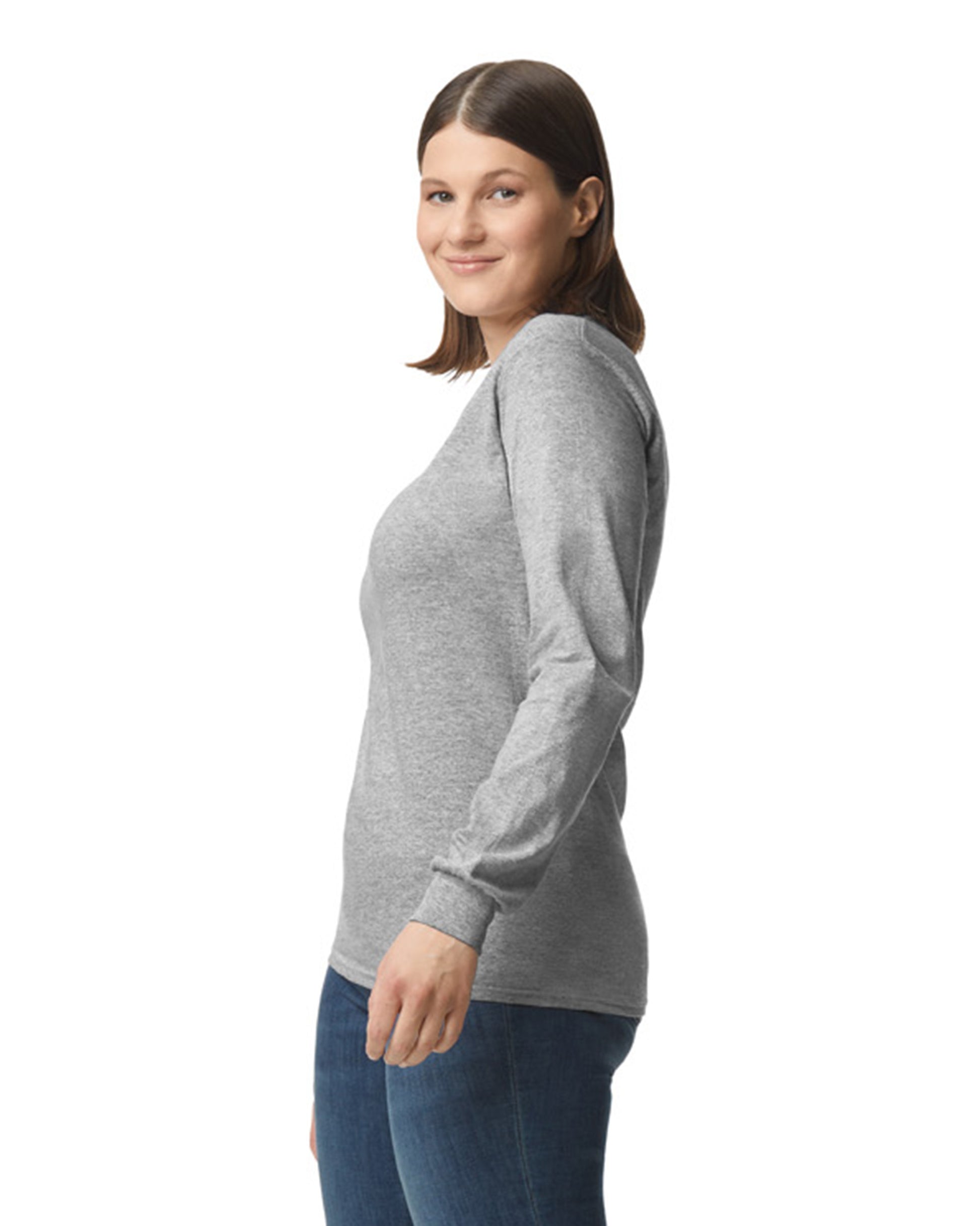 Unisex Heavy Cotton™ Long-Sleeve T-Shirt - Sport Gray