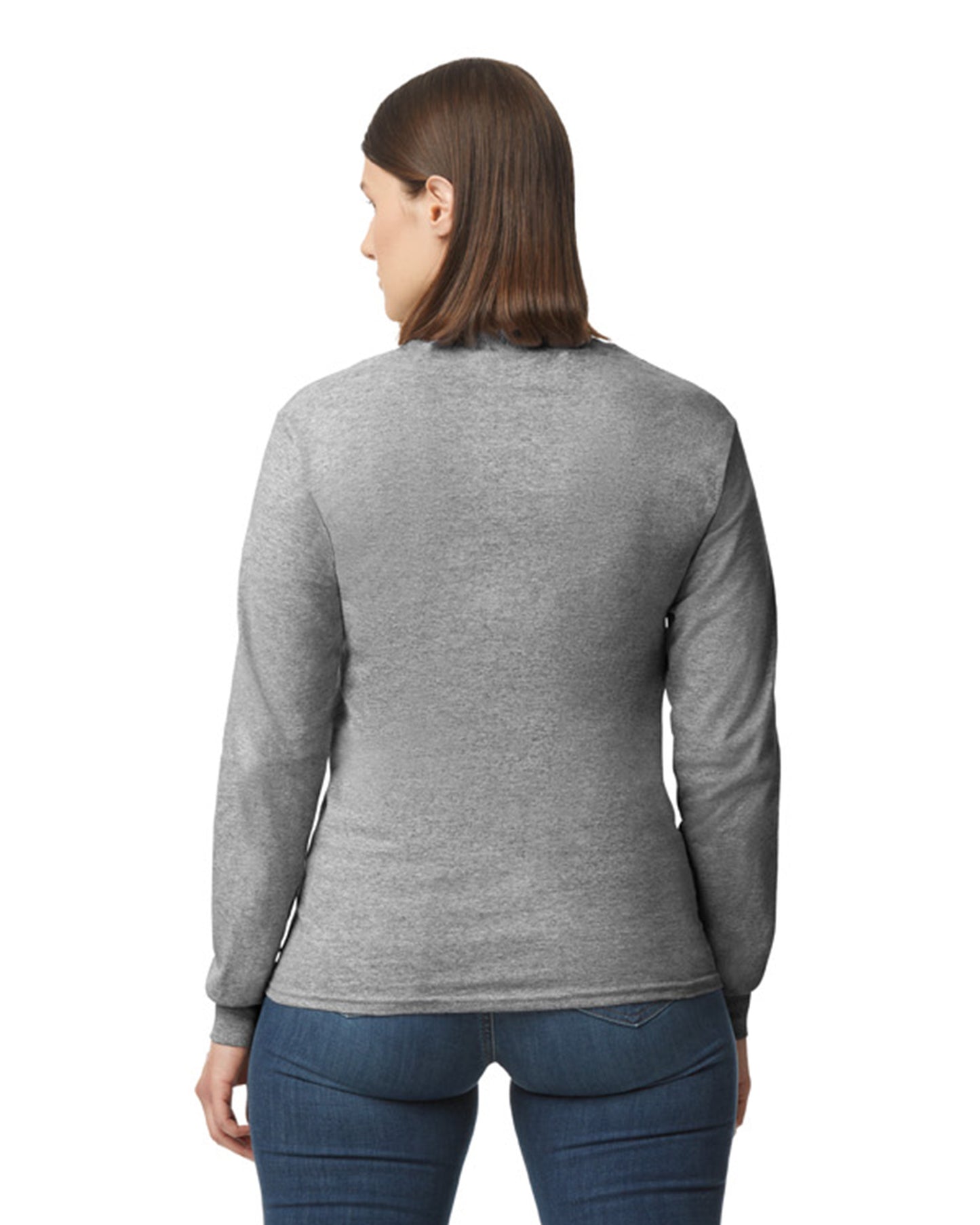 Unisex Heavy Cotton™ Long-Sleeve T-Shirt - Sport Gray