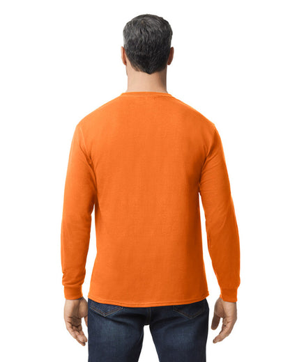 Unisex Heavy Cotton™ Long-Sleeve T-Shirt - Safety Orange