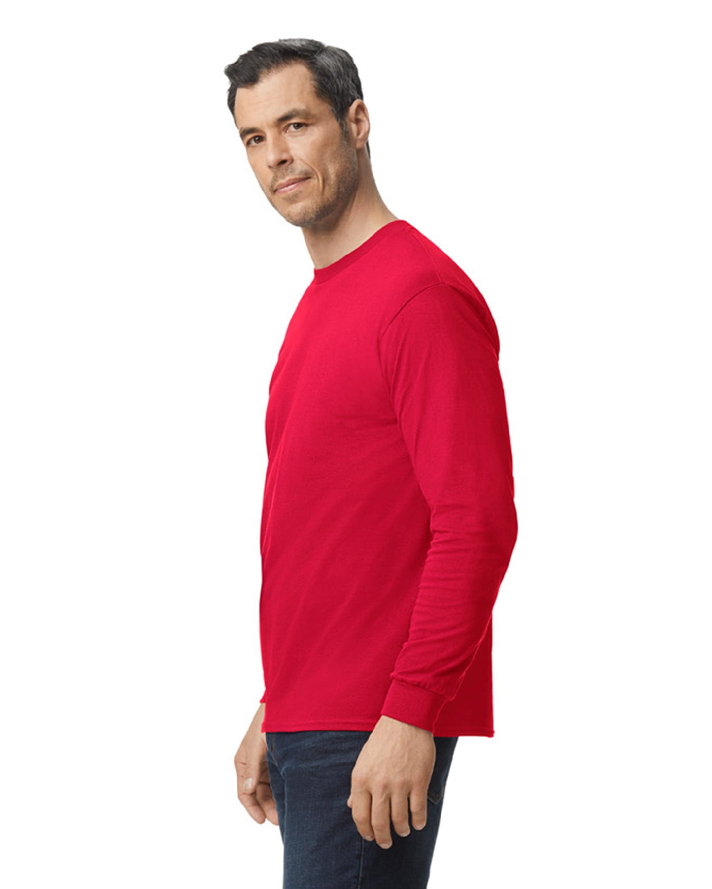 Unisex Heavy Cotton™ Long-Sleeve T-Shirt - Red